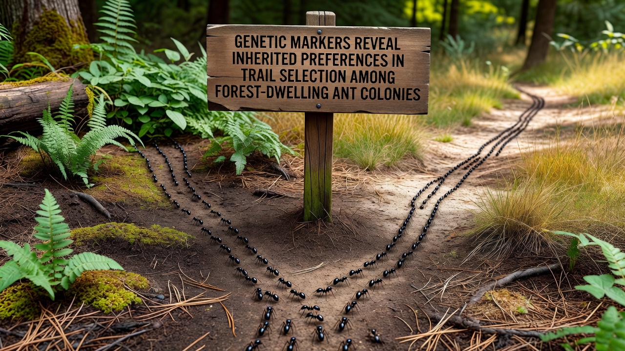 Genetic Markers Reveal Inherited Preferences in Trail Selection Among Forest-Dwelling Ant Colonies